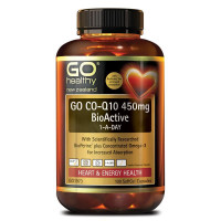 GO Healthy GO Co-Q10 450mg BioActive 1-A-Day 100 Capsules